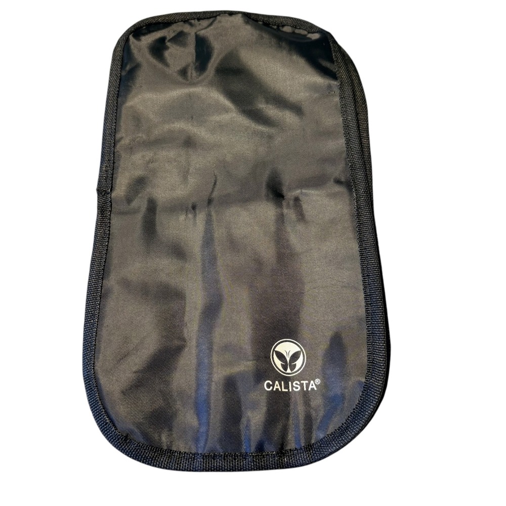 Calista Tools Thermal Travel Case Heat Resistant Hair Tool Pouch Black Zippered